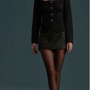 We the free Aimee suede mini skirt